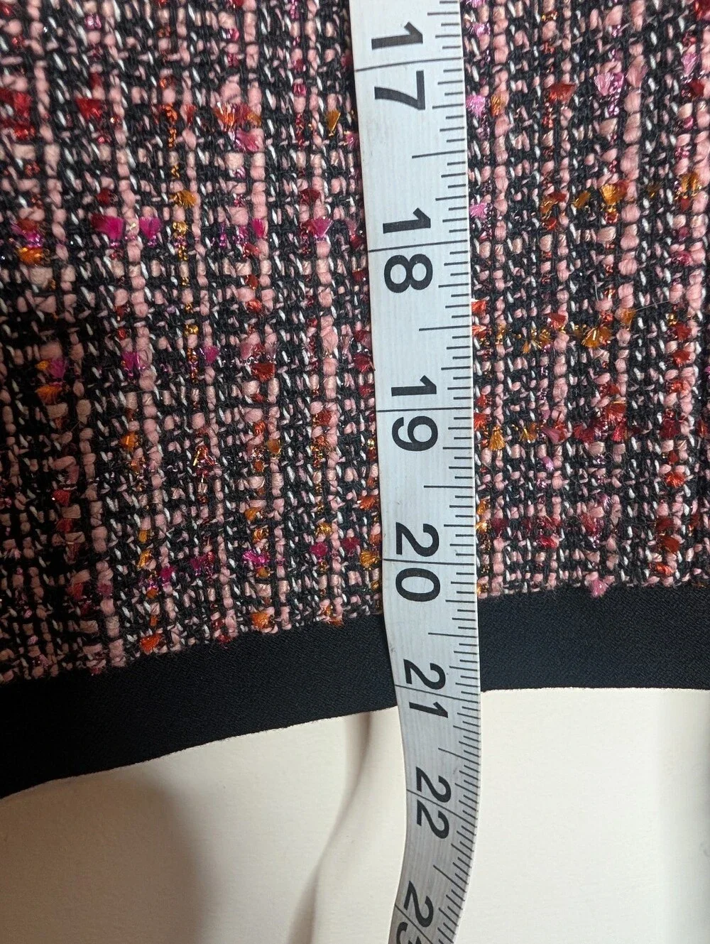Kate Spade NY Puff Sleeve Tweed Jacket Black Multi Pink Metallic Size 6 $495
